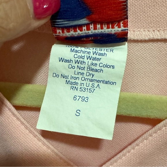 MLB - Majestic - Atlanta Braves women’s jersey - pink - size S - Picture 3 of 4